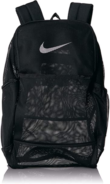 grey nike mesh backpack