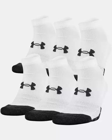Under Armour Performance Low Cut Socks (6 Pack)(Youth 13.5-4)