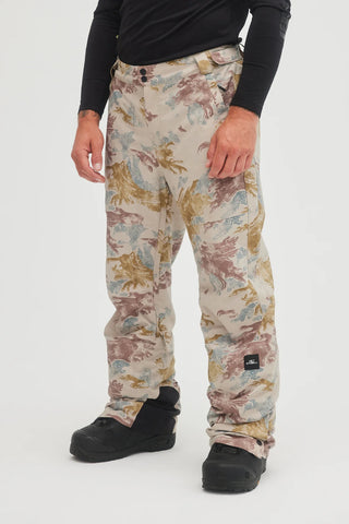 Mens O'Neill Insulated Print Ski Pants