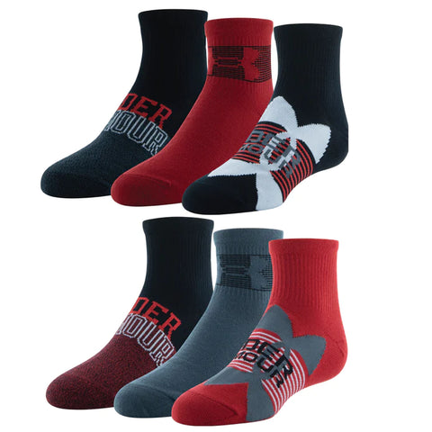 Under Armour Essential Quarter Socks (6 Pack)