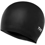 TYR Black Latex Swim Cap
