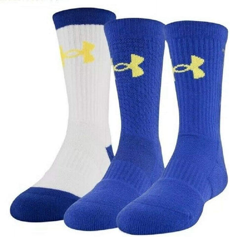 Youth Under Armour Phenom Curry Crew Socks (3 Pack)