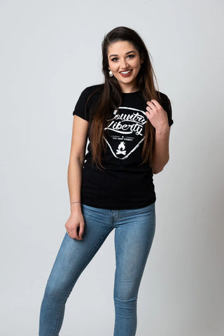 Country Liberty Guitar Pick T-Shirt