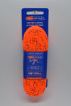 Tex Style Orange Cloth Hockey Skate Laces