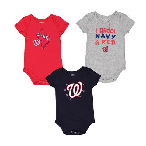Washington Nationals Onesie (3 Pack)
