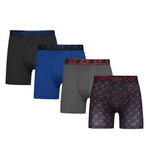 Mens New Balance Premium Boxers (Size XL)(4 Pack)