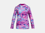 Girls Youth Under Armour Fleece Printed Hoodie (Youth Large Only)