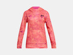 Girls Youth Under Armour Fleece Printed Hoodie (Youth Large Only)