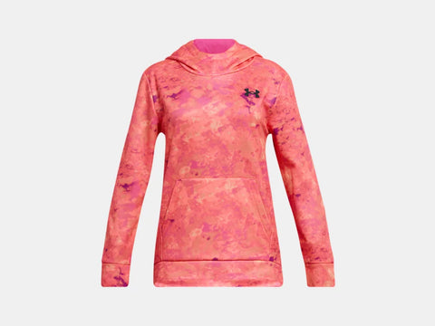 Girls Youth Under Armour Fleece Printed Hoodie (Youth Large Only)