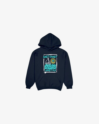 Kids East Coast Lifestyle Sailboat Hoodie