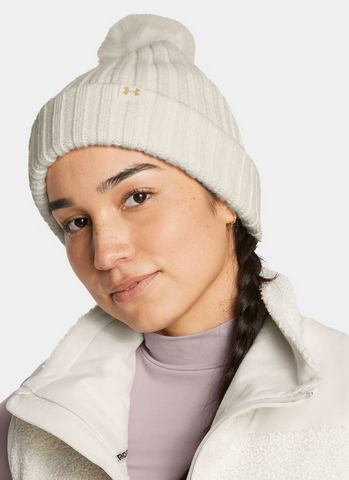 Womens Under Armour Pom Pom Winter Hat