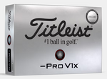 Titleist -Pro V1x Left Dash Enhanced Alignment (12 pack)(#1-4)