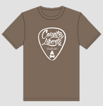 Country Liberty Guitar Pick T-Shirt