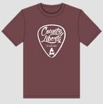 Country Liberty Guitar Pick T-Shirt