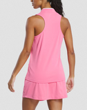 Womens FootJoy 1/4 Zip Sleeveless Golf Shirt