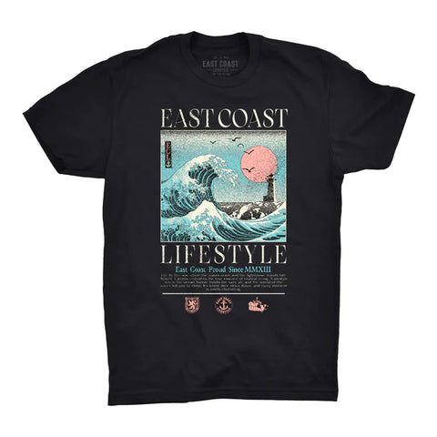 East Coast Lifestyle Tidal Wave T-Shirt