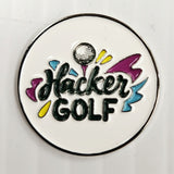 Hacker Golf Ball Marker with Hat Clip