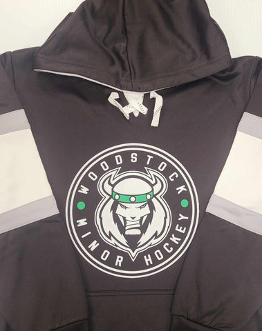 Woodstock Slammers Dry Fit Hockey Hoodie (Youth Large Only)