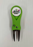 Hacker Golf Divot Tool with Ball Marker