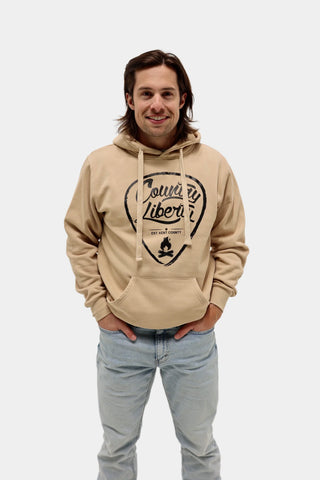 Country Liberty Guitar Pick Hoodie