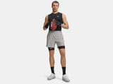Mens Under Armour HeatGear Pocket 9" Compression Shorts