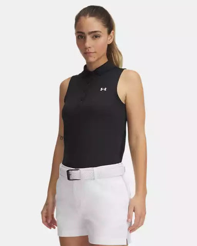 Womens Under Armour Active Sleeveless Polo