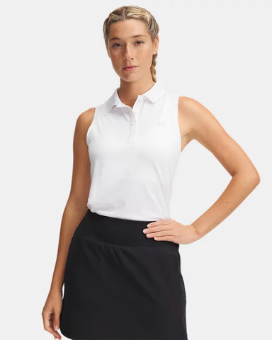 Womens Under Armour Active Sleeveless Polo
