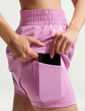 Womens Nike One Dri-FIT High-Rise 2-in-1 Shorts