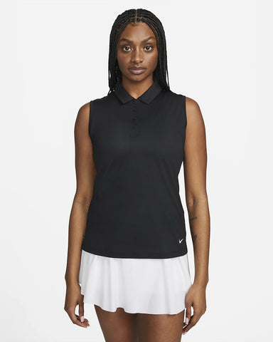 Womens Nike Dry Fit Sleeveless Golf Shirt
