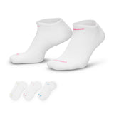 Nike Everyday Cushioned No Show Socks (3 Pack)