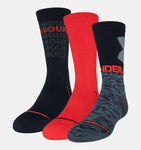 Youth Under Armour Crew Socks (3 Pack)