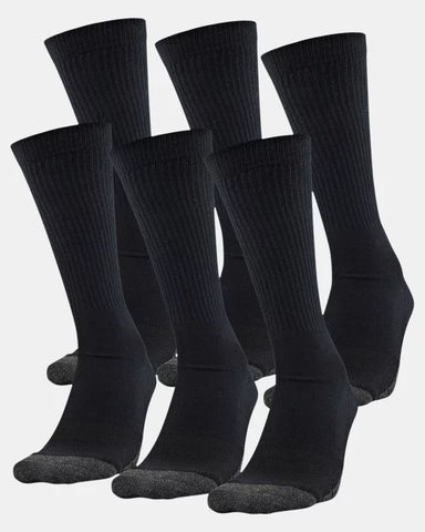 Under Armour Performance Crew Socks (6 Pack)(Youth 13.5-4 Only)