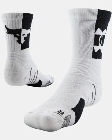 Under Armour Project Rock Playmaker Socks (Adult 8.5-13)