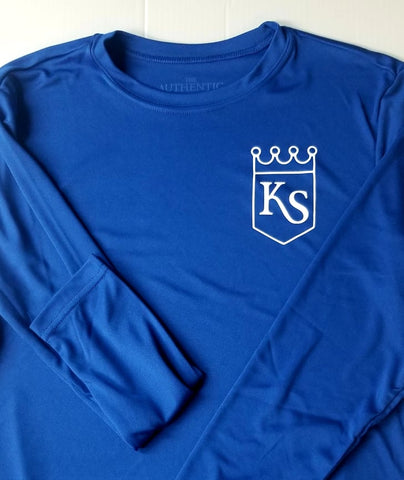 Youth Dri-Fit Royal Long Sleeve