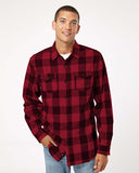 Burnside Long Sleeve Flannel Shirt (XXL Only)