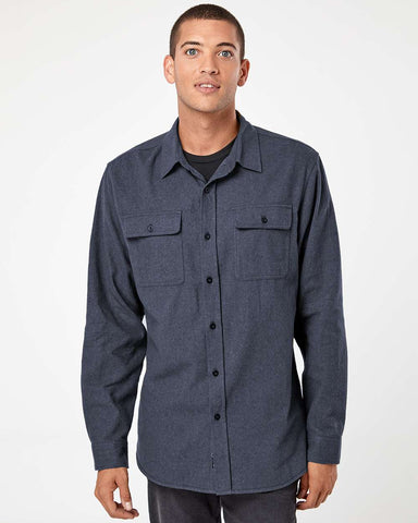 Burnside Long Sleeve Flannel Shirt (Medium Only)