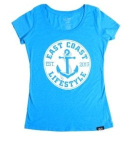 Womens East Coast Lifestyle T-Shirt (Size XL Only)