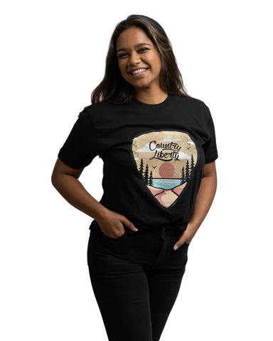 Country Liberty Sunset T-Shirt