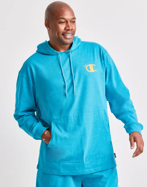 Cyan champion hoodie sale
