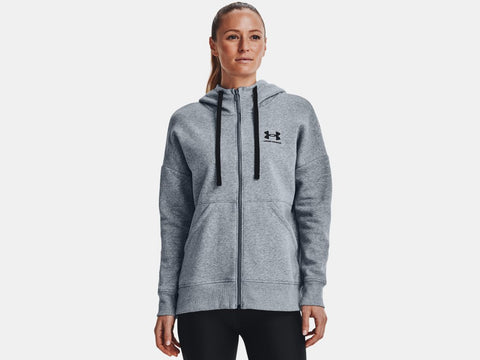 Under Armour Full-Zip Light Gray Hoodie