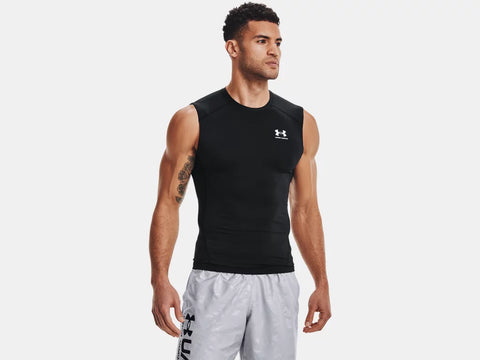 Mens Under Armour Compression Sleeveless Shirt (Size Medium Only)