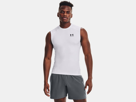 Mens Under Armour Compression Sleeveless Shirt (Medium Only)
