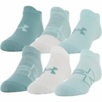 Girls Under Armour No Show Socks (6 Pack)