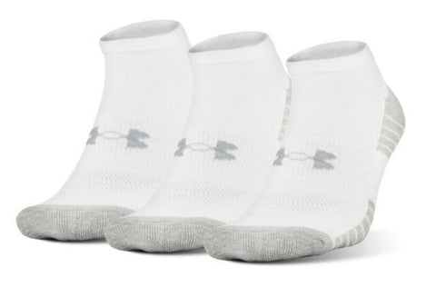 Under Armour No Show Socks (3 pack)(Men 4-8/Women 6-9)